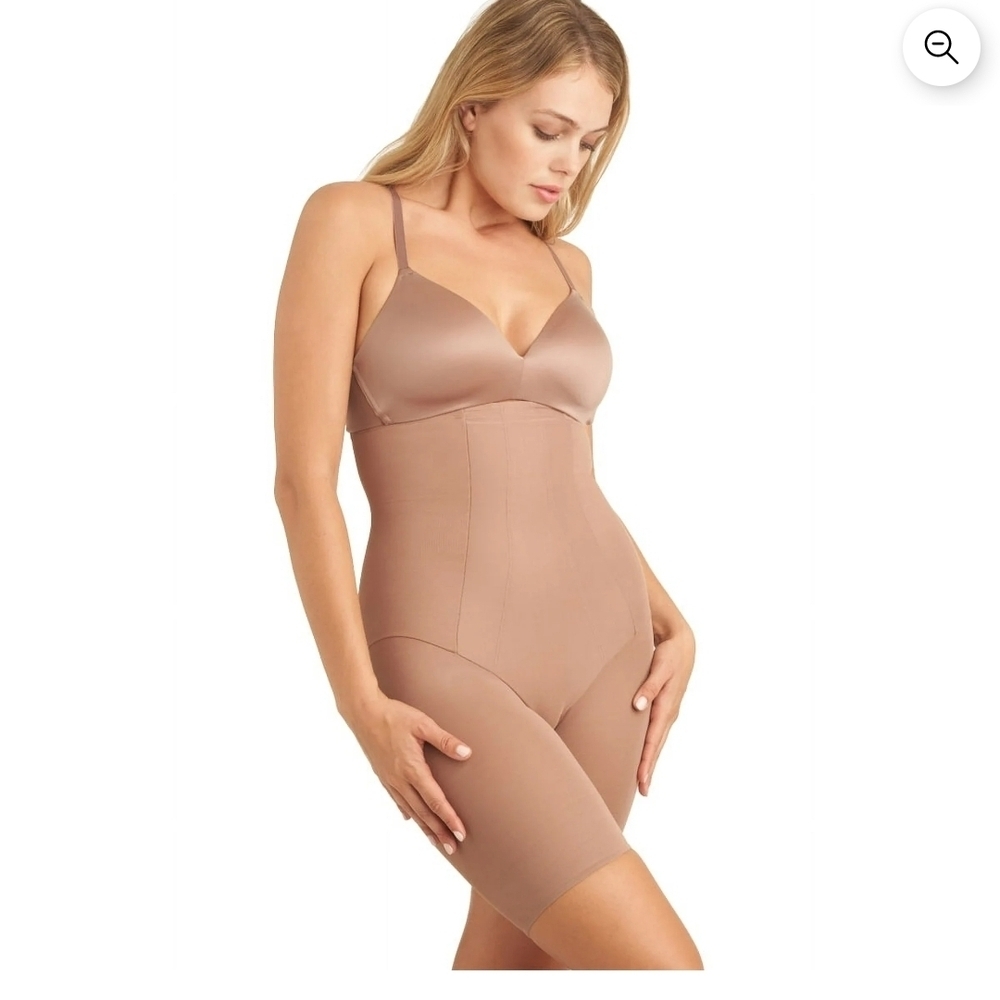 NWT Women's NUDE Miraclesuit High-Waisted Shapewear Shorts ~sz XL - Picture 3 of 8